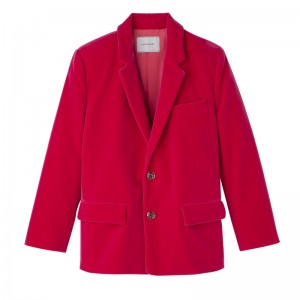 Jaquetas Longchamp Jacket Feminino Rosa | LC-REWH1666