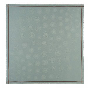 Lenços Longchamp La Médaille Shawl Feminino Vervain | LC-XTAG9949