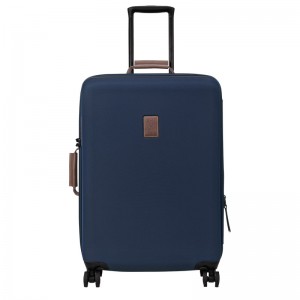 Malas De Viagem Longchamp Boxford L Suitcase Feminino Azuis | LC-WRQN3575
