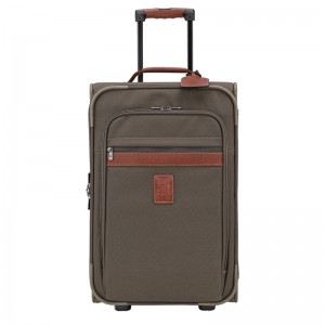 Malas De Viagem Longchamp Boxford M Carry-on Feminino Marrom | LC-MRQZ6013