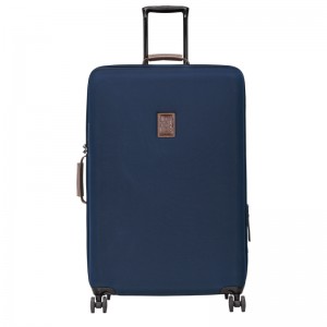 Malas De Viagem Longchamp Boxford XL Suitcase Masculino Azuis | LC-HBTQ9253