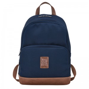 Mochilas Longchamp Boxford Backpack Masculino Azuis | LC-WUAZ9105