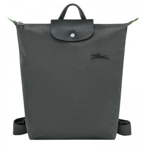 Mochilas Longchamp Le Pliage Green M Backpack Masculino Graphite | LC-ILMN2934