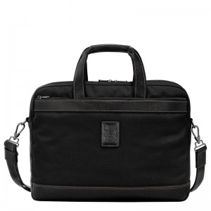 Pasta Longchamp Boxford L Briefcase Masculino Pretas | LC-FVBS9872
