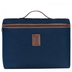 Pasta Longchamp Boxford S Briefcase Masculino Azuis | LC-AFCT7326