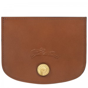 Porta Cartão Longchamp Épure Card holder Feminino Cognac | LC-EAHS0444