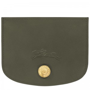 Porta Cartão Longchamp Épure Card holder Feminino Caqui | LC-LPRH0968