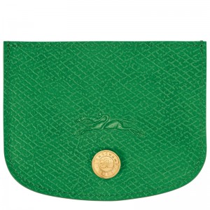 Porta Cartão Longchamp Épure Card holder Feminino Verdes | LC-PRYL9464
