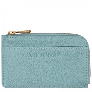Porta Cartão Longchamp Le Foulonné Card holder Feminino Eucalyptus | LC-ZTVK6797
