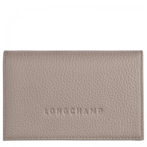 Porta Cartão Longchamp Le Foulonné Card holder Feminino Turtledove | LC-FVPR3617
