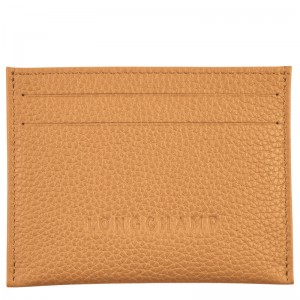 Porta Cartão Longchamp Le Foulonné Card holder Masculino Walnut | LC-YSCO9428