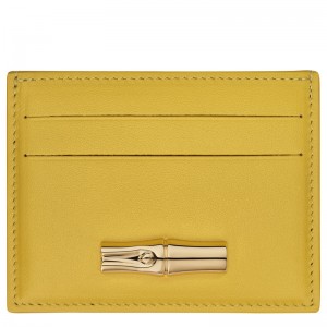 Porta Cartão Longchamp Le Roseau Card holder Feminino Ginger | LC-ZURE5573