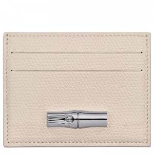 Porta Cartão Longchamp Le Roseau Card holder Feminino Paper | LC-OIFL1479