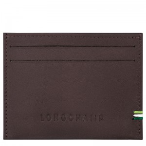 Porta Cartão Longchamp sur Seine Card holder Masculino Mocha | LC-GGFJ7715