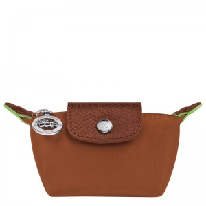 Porta Moedas Longchamp Le Pliage Green Coin purse Feminino Cognac | LC-XKKT9881