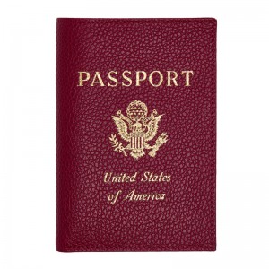 Pouches Longchamp Le Foulonné Passport cover Feminino Beetroot | LC-CZVB3471