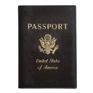 Pouches Longchamp Le Foulonné Passport cover Masculino Pretas | LC-SJKV7714