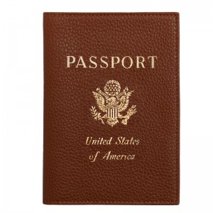 Pouches Longchamp Le Foulonné Passport cover Masculino Caramel | LC-WEOZ7035
