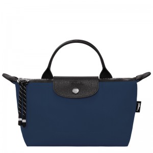 Pouches Longchamp Le Pliage Energy Pouch Feminino Azul Marinho | LC-QQMD6830