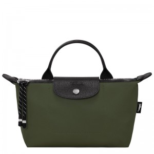Pouches Longchamp Le Pliage Energy Pouch Feminino Caqui | LC-PJUR7450