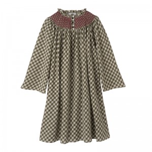 Vestido Longchamp Dress Feminino Artichoke | LC-NBLK9687