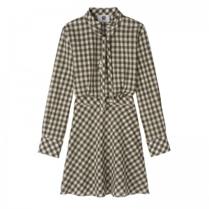 Vestido Longchamp Dress Feminino Artichoke | LC-BOAG1960