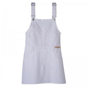Vestido Longchamp Dress Feminino Branco | LC-FYXQ9485