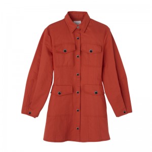 Vestido Longchamp Dress Feminino Tomato | LC-HWWG0578