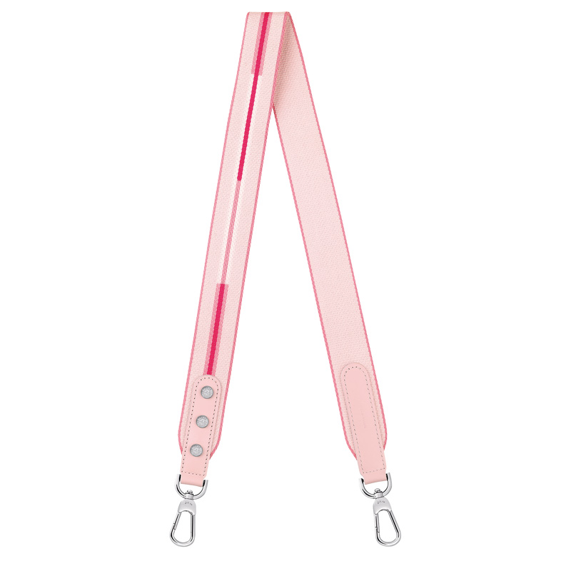 Alça De Bolsa Longchamp Rayures Shoulder strap Feminino Marshmallow | LC-AMXQ4682