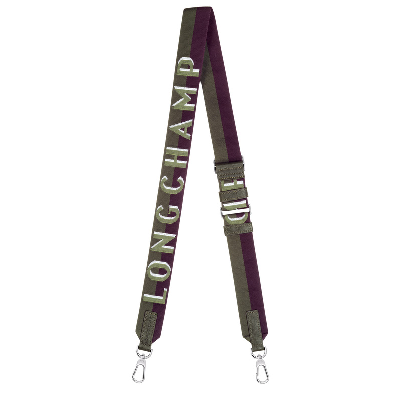 Alça De Bolsa Longchamp Shadow Shoulder strap Feminino Laurel | LC-ZHVB8222