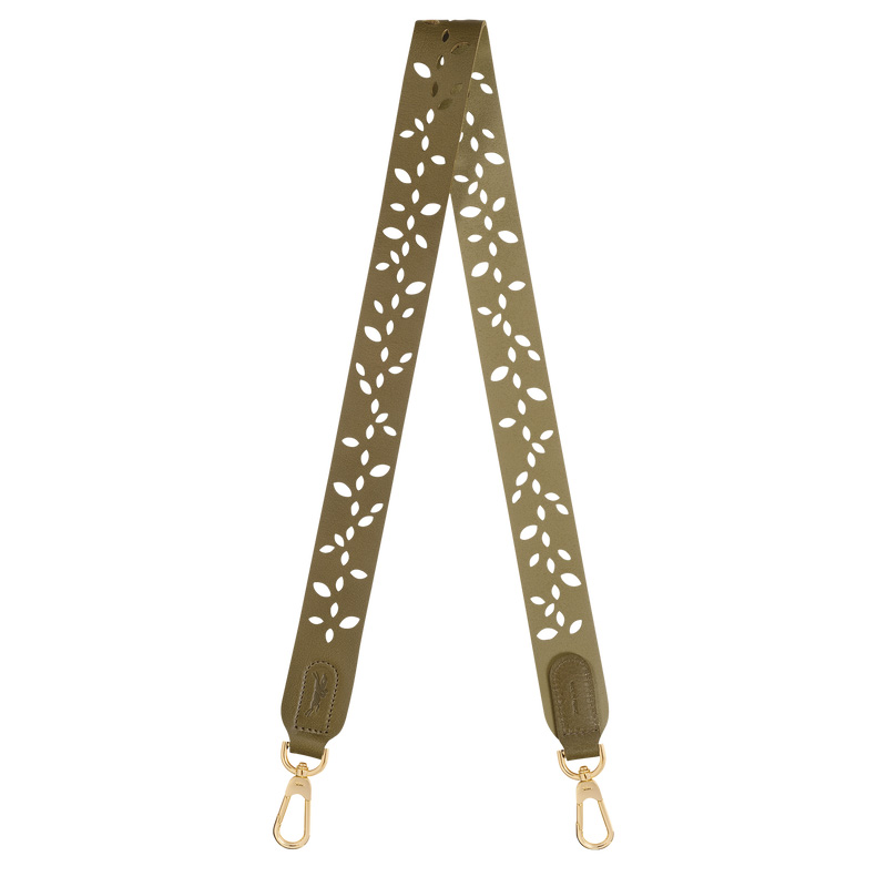 Alça De Bolsa Longchamp Végétal Shoulder strap Feminino Artichoke | LC-QGKN2023