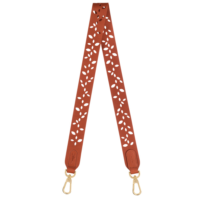 Alça De Bolsa Longchamp Végétal Shoulder strap Feminino Bark | LC-IZRI2663