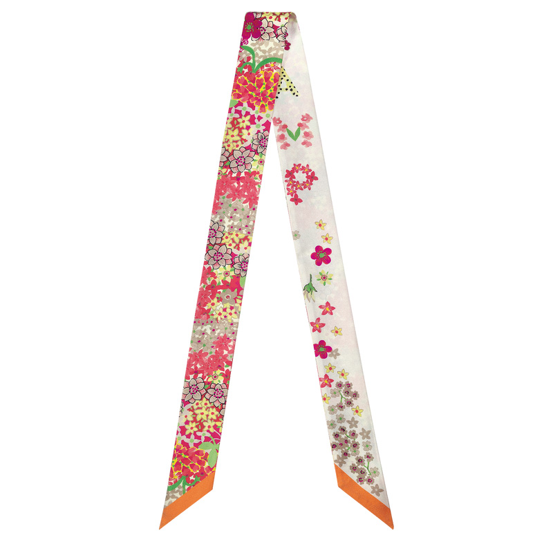 Bandolete Longchamp Collier de fleurs Bandeau Feminino Laranja | LC-KWVO5112