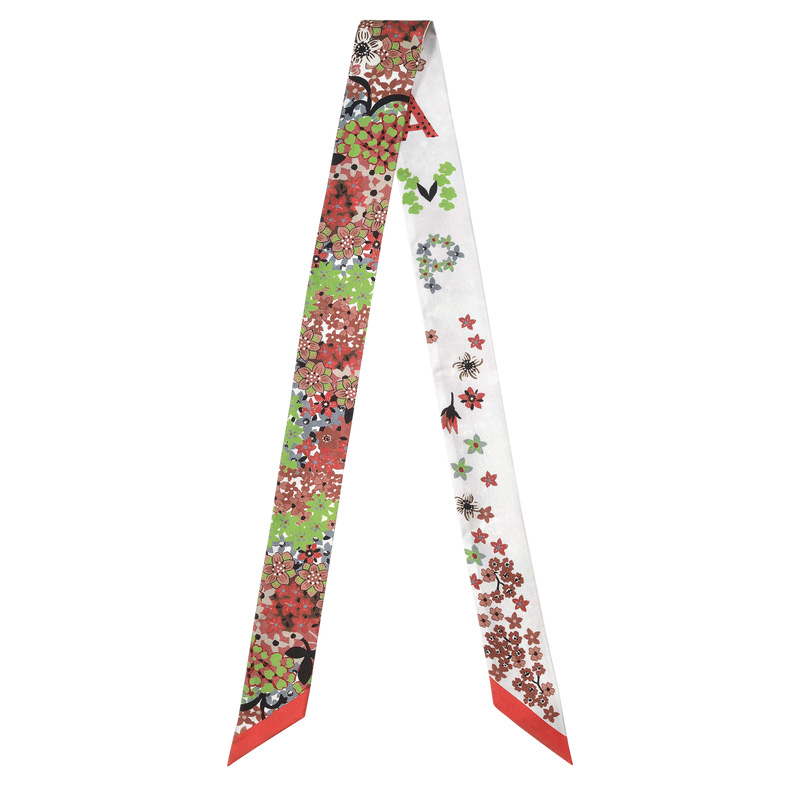 Bandolete Longchamp Collier de fleurs Bandeau Feminino Paprika | LC-UAST5308