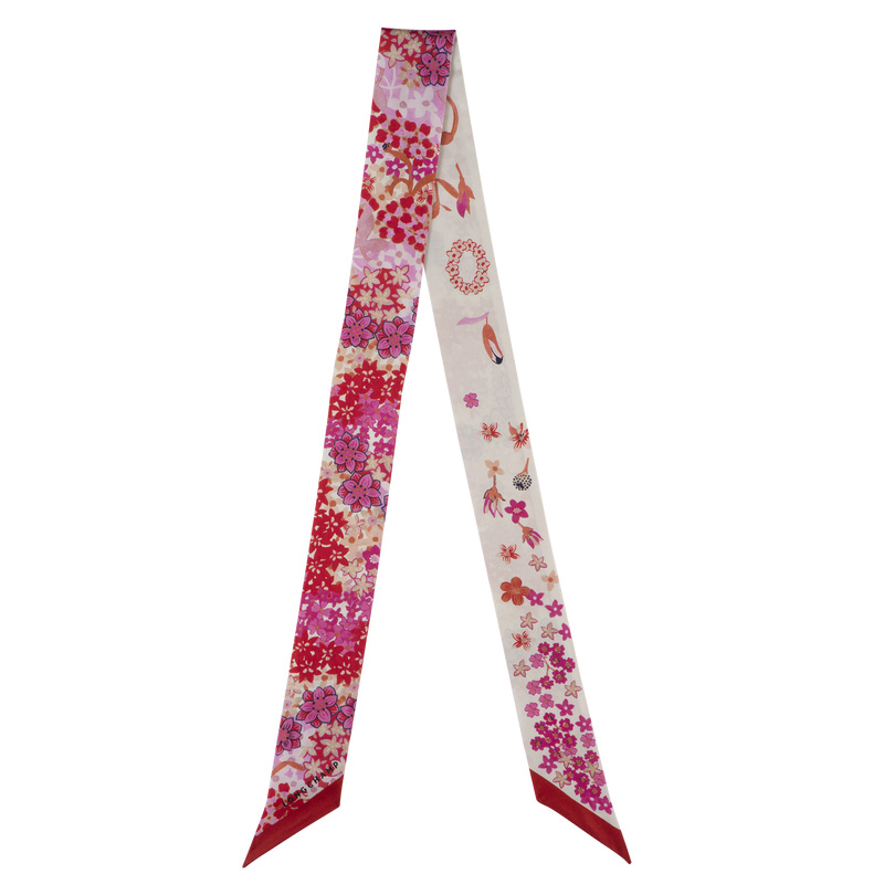 Bandolete Longchamp Collier de fleurs Headband Feminino Tomato | LC-ULOQ0144