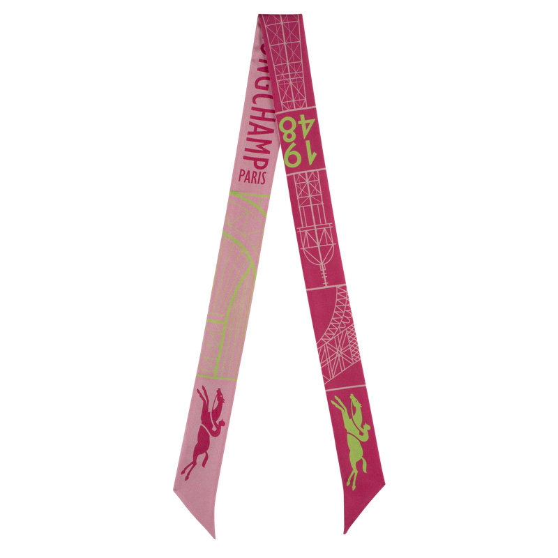 Bandolete Longchamp Eiffel Tower 1948 Headband Feminino Rosa | LC-PUZT1669