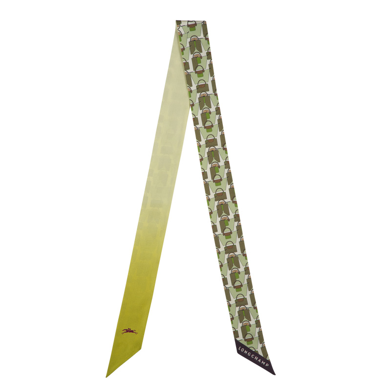 Bandolete Longchamp Origami Le Pliage Headband Feminino Verdes | LC-CGIT0716