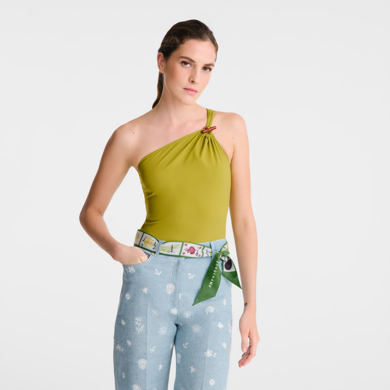 Bandolete Longchamp Pink and Green Headband Feminino Laurel | LC-ZVXV2589