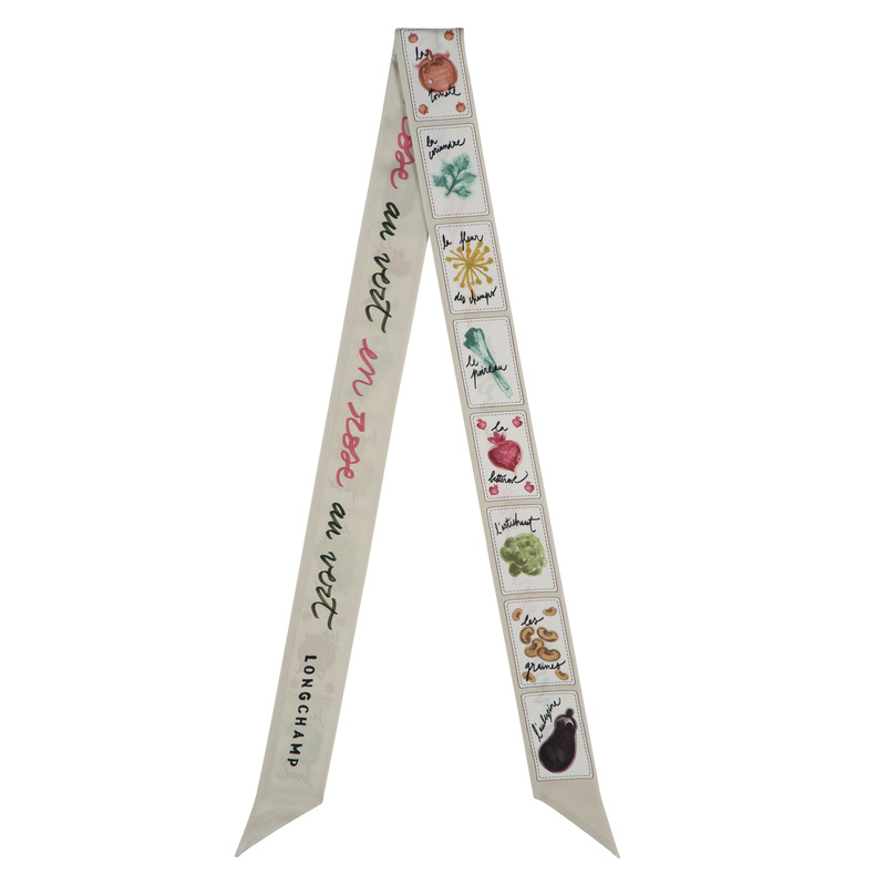 Bandolete Longchamp Pink and Green Headband Feminino Paper | LC-GFNG7040