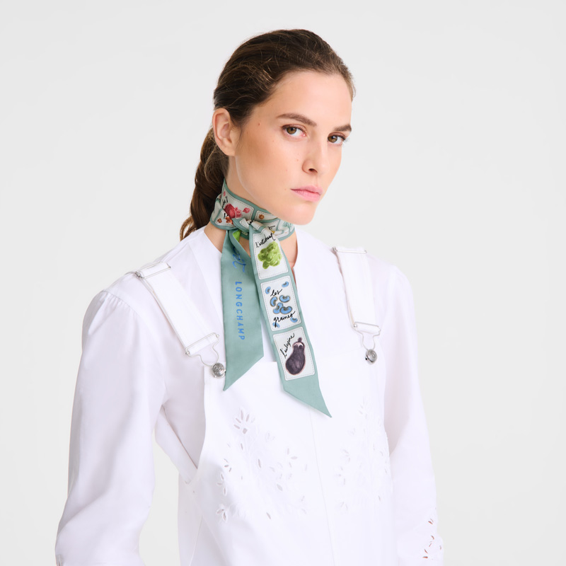 Bandolete Longchamp Pink and Green Headband Feminino Vervain | LC-OYOF8193