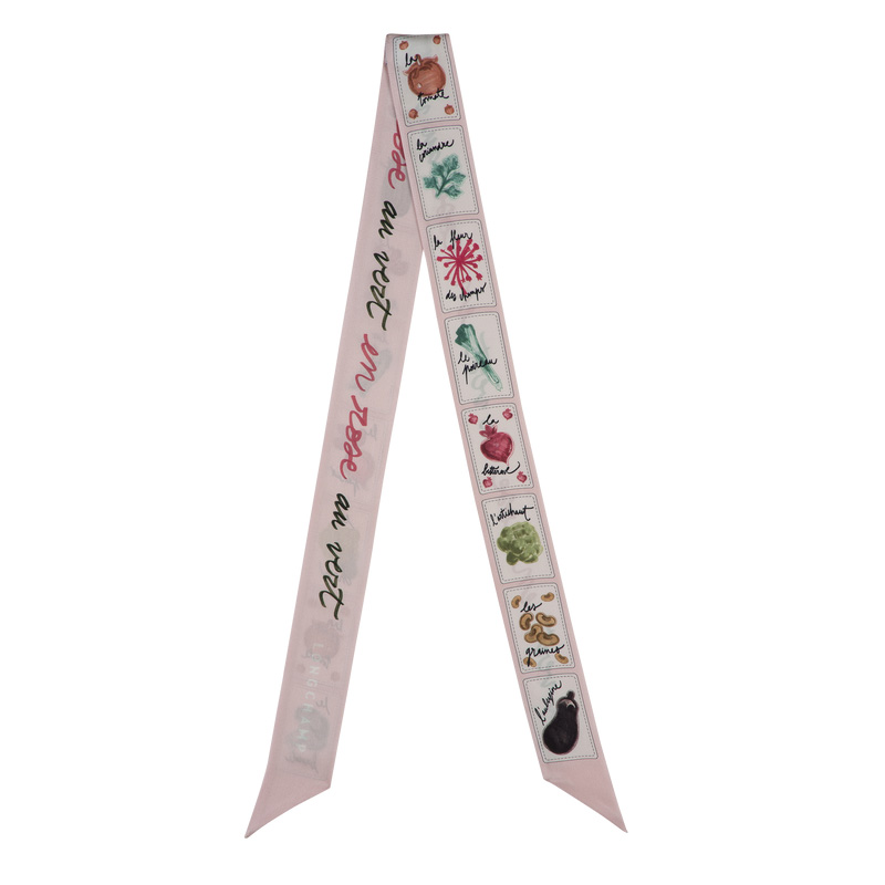 Bandolete Longchamp Pink and Green Headband Feminino Ballerina | LC-CBQY9385