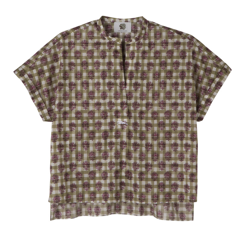 Blusa Longchamp Blouse Feminino Artichoke | LC-YEHN0764