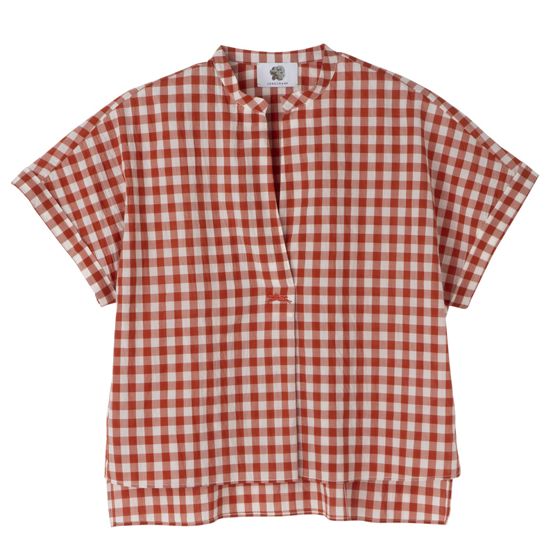 Blusa Longchamp Blouse Feminino Bark | LC-WOIW0435