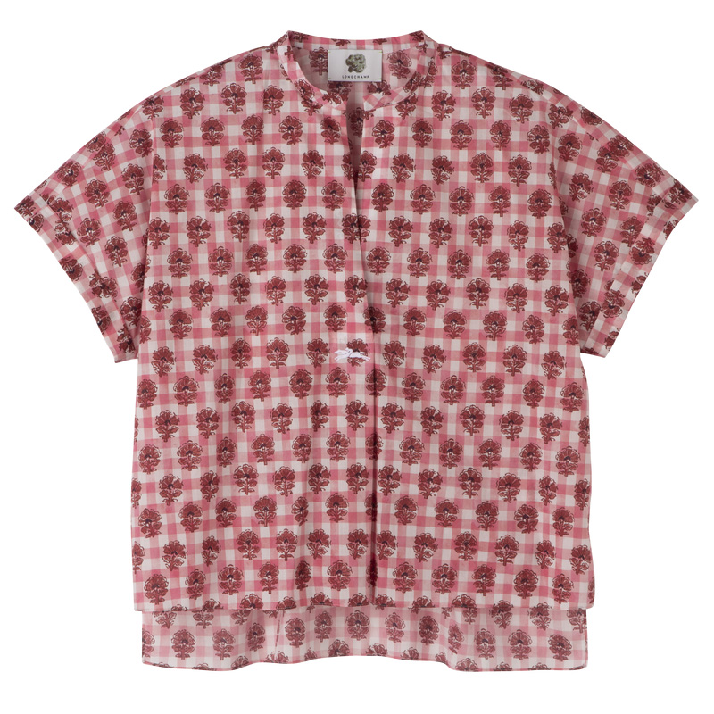 Blusa Longchamp Blouse Feminino Blush | LC-DWLO8650