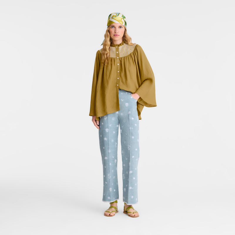 Blusa Longchamp Blouse Feminino Ginger | LC-WAES5300