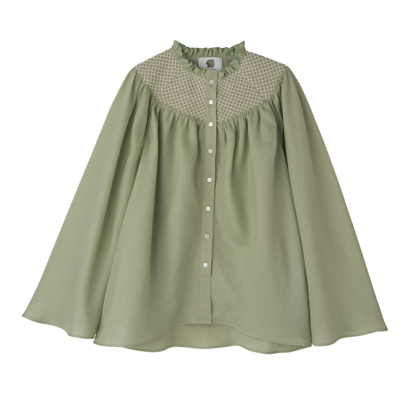 Blusa Longchamp Blouse Feminino Vervain | LC-QNTD9854
