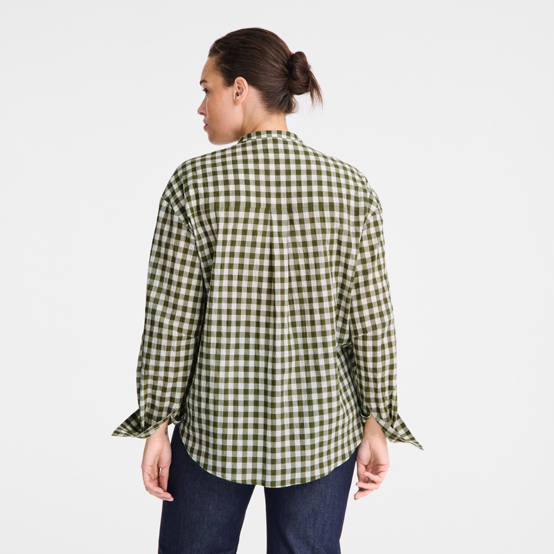 Blusa Longchamp Shirt Feminino Artichoke | LC-OJJC9649