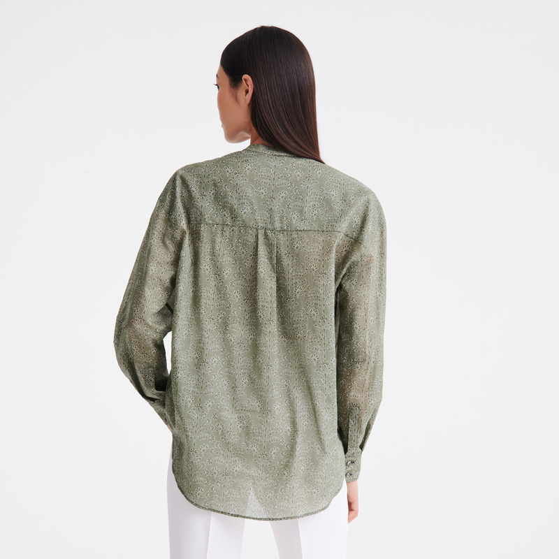 Blusa Longchamp Shirt Feminino Laurel | LC-ZRLC3693