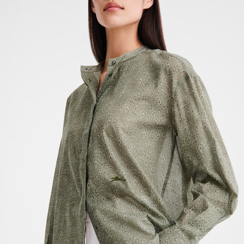 Blusa Longchamp Shirt Feminino Laurel | LC-ZRLC3693