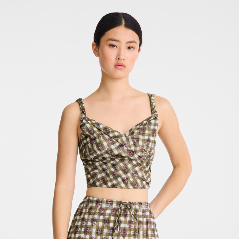 Blusa Longchamp Top Feminino Artichoke | LC-ORZX3639
